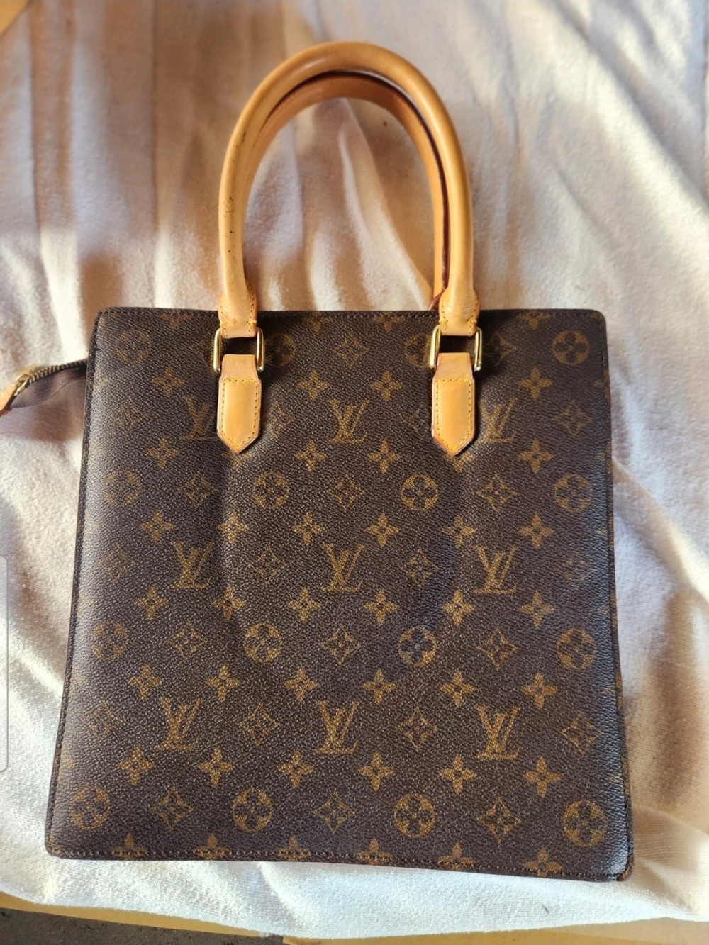 Lv.inspired Brown Monogram Canvas Top-Handle Men’s Bag